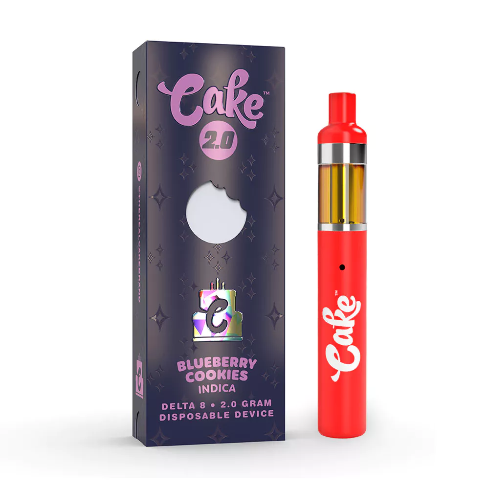 Cake-Delta-8-Vape-Pen-Blueberry-Cookies-2g Buy Cake bars carts-Delta 8 Disposable Vape
