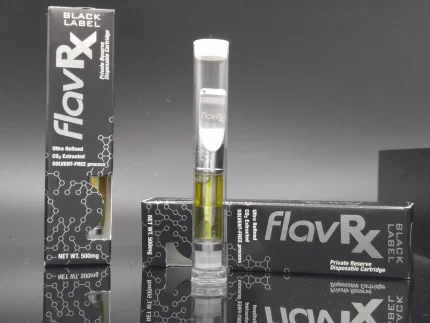 Buy Black Label 500mg FlavRx Co2 Oil Cartridge